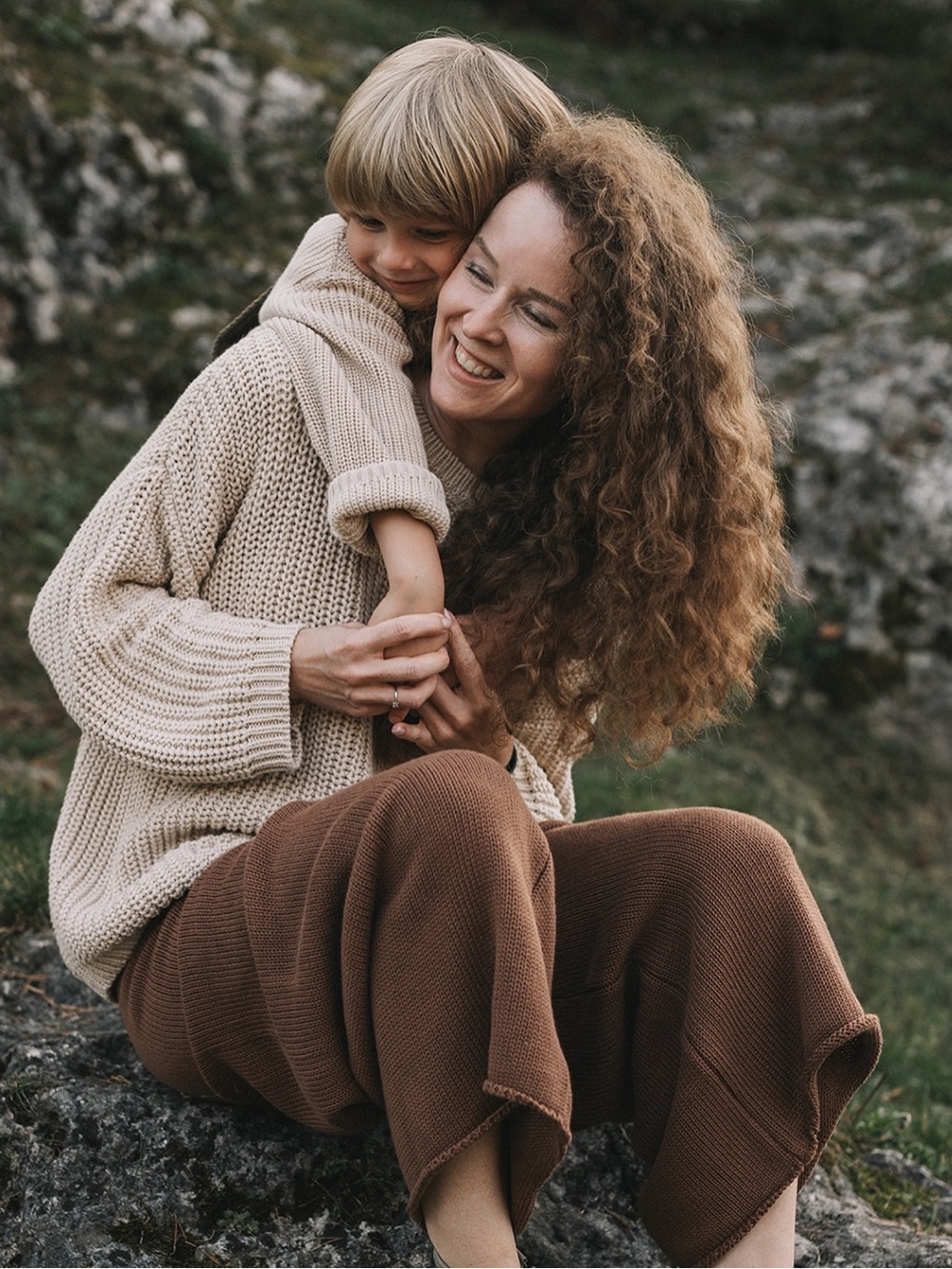 The Simple Folk - Wide Leg Knit Trousers - size 4